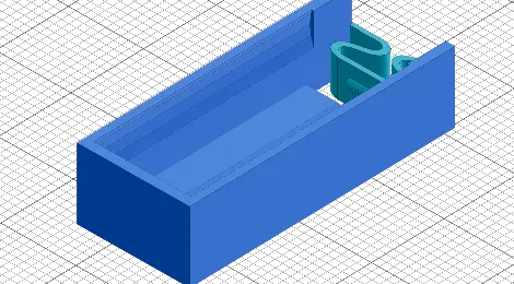13300 Battery Holder - 3D CAD Model 