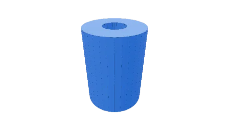 frenchpress tiny cylinder replacement part - 3D CAD Model 