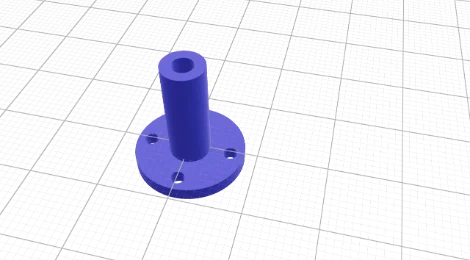 Flanged Part - 3D CAD Model 