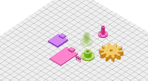 Showcase: Blueprints / Parametric Parts - 3D CAD Model 
